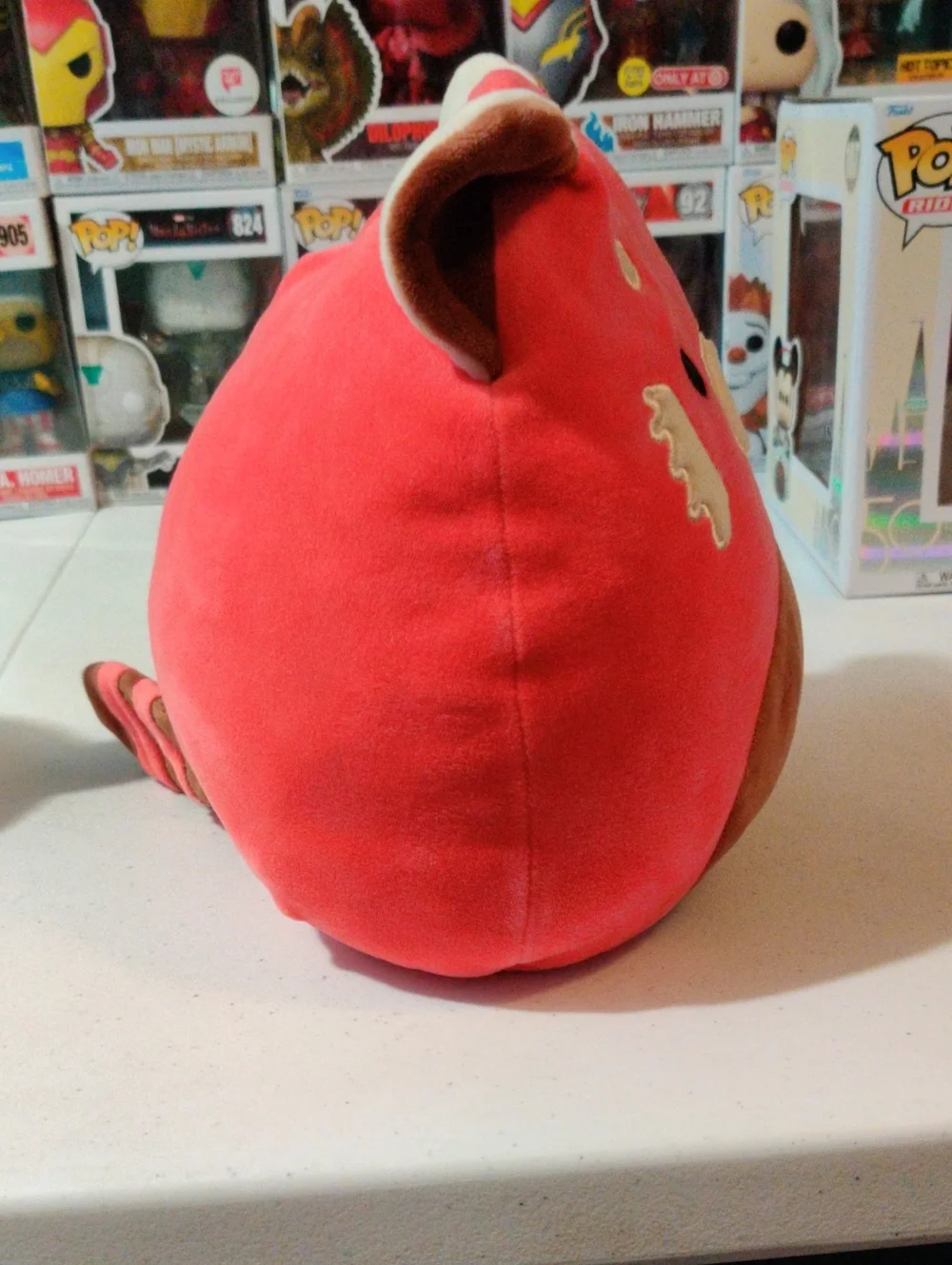 Kids Plush Red Bear Backpack Accessory